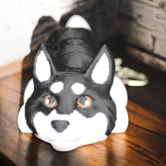 Husky Flexi Fidget Keychain